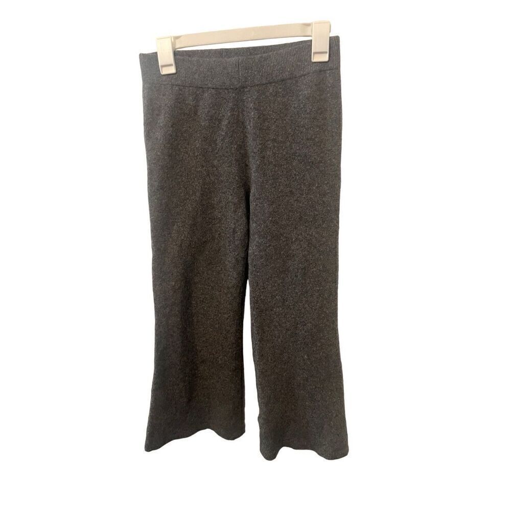 Massimo Dutti Gray Wool‎ Pull On Capri Trousers